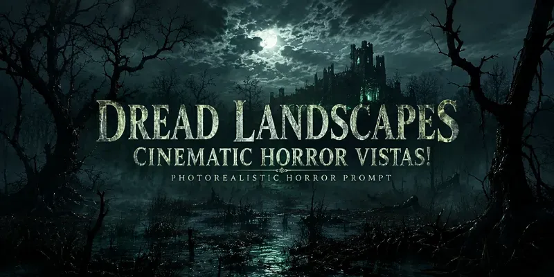 Dark Horror Landscapes generated by undefined