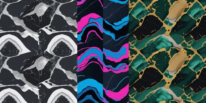 Seamless Boho Geode Pod Wallpaper generated by undefined
