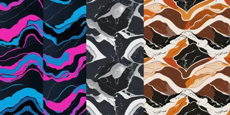 Seamless Boho Geode Pod Wallpapers generated by undefined