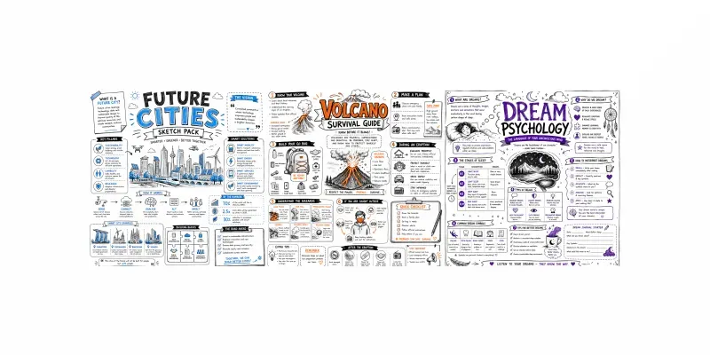 Handdrawn Whiteboard Infographic Kits generated by undefined