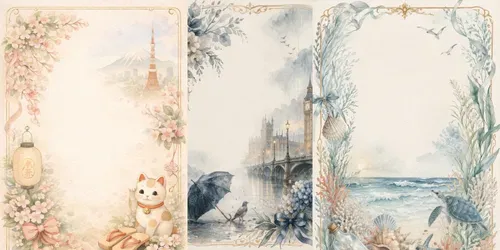 Vintage Watercolors generated by chatgpt-image