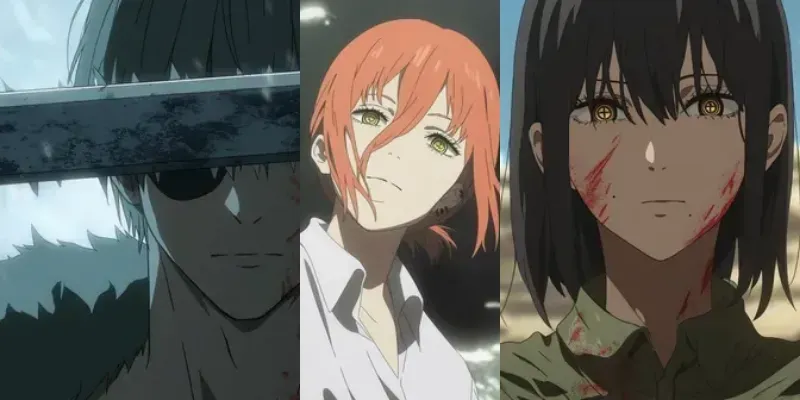 Chainsaw Man Style Anime Frames generated by undefined