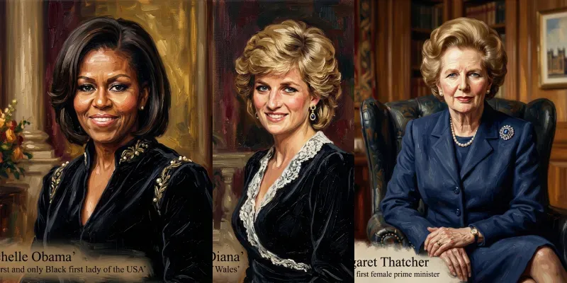 Legendary Women Classic Oil Paintings