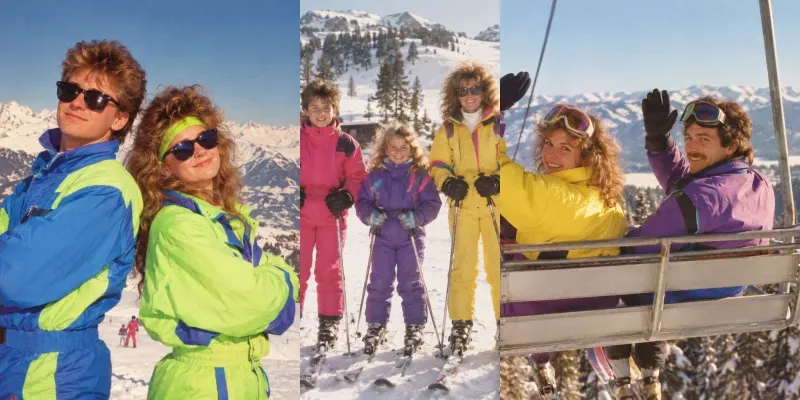 80s Ski Trip Photos