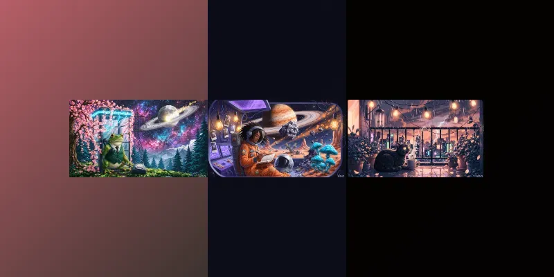 Lo-fi Cinematic Animated Video Loop generated by undefined