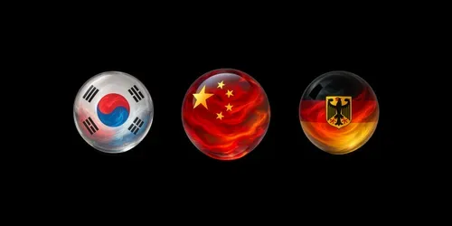Crystals Orbs Inspired By Countries generated by chatgpt-image