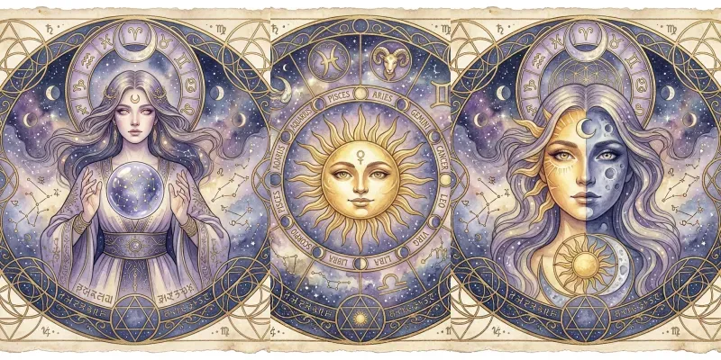 Celestial Astrology Art generated by undefined