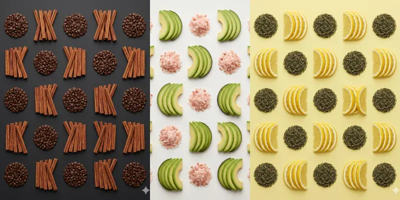 Minimalist Ingredient Knolling Masters generated by undefined