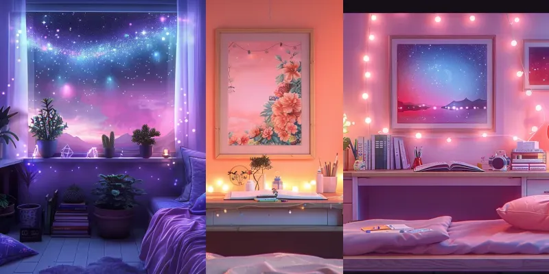 Kawaii Bedroom Backgrounds generated by undefined
