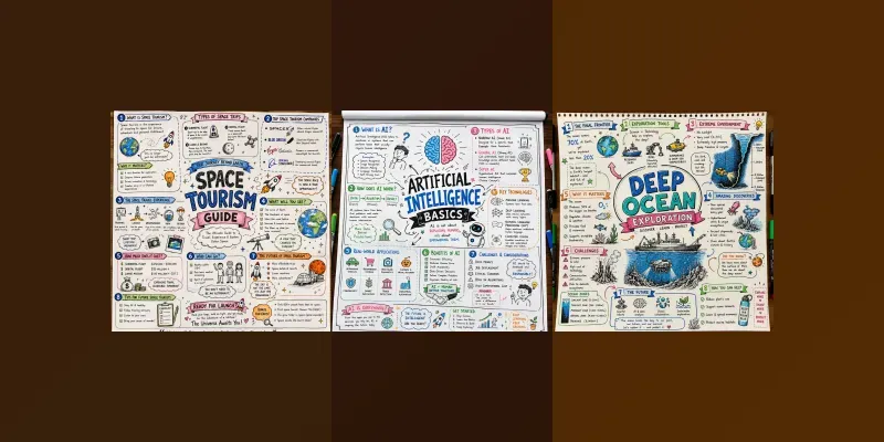 Creative Handdrawn Infographics generated by undefined
