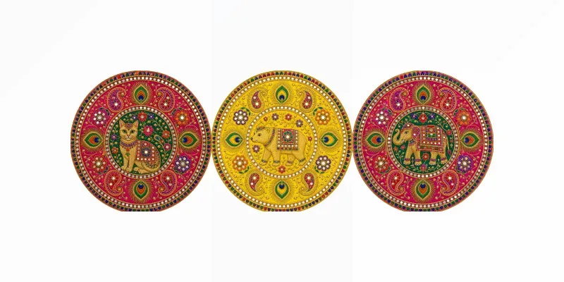 Traditional Indian Mandala Art generated by undefined