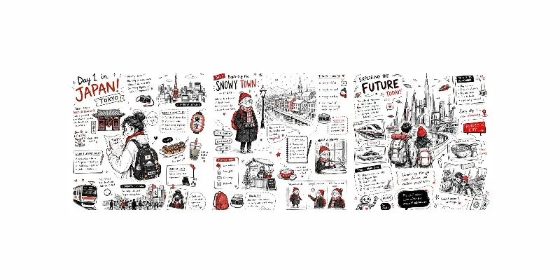 Travel Sketchbook Doodle Packs generated by undefined