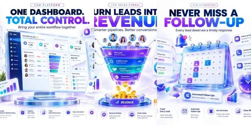 Crm Marketing 4 Creative Ad Concepts