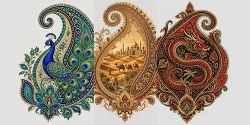 Luxury Paisley Ornament Collections generated by chatgpt-image