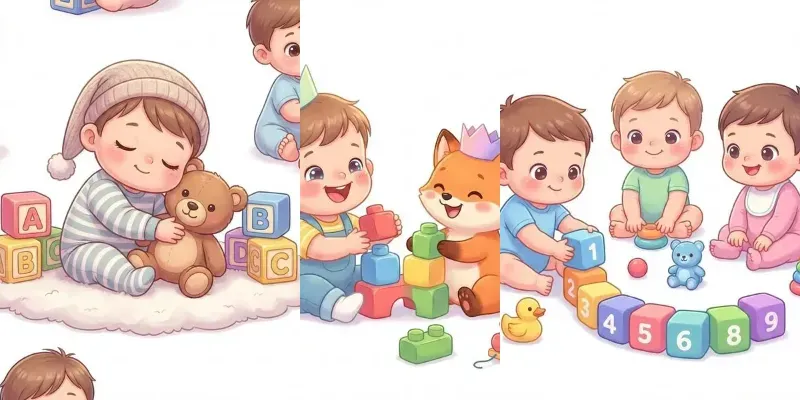 Cute White Background Kids Learning generated by undefined