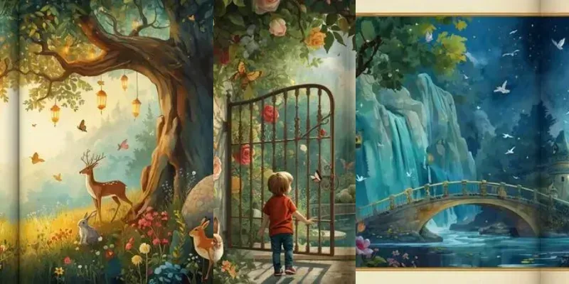 Fairytale Storybook Spread Generator generated by undefined
