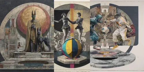 Mythic Diorama Art Series generated by midjourney