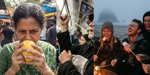 Authentic Candid Smartphone Lifestyles generated by gemini-image