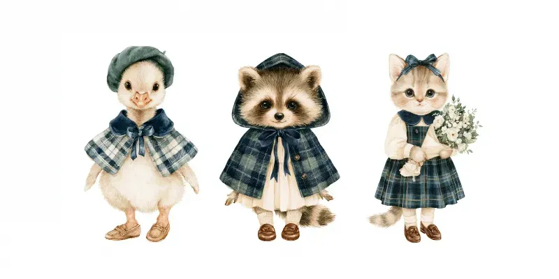 Woodland Academy Graduation Cliparts generated by undefined