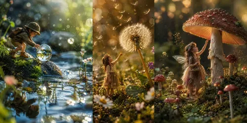 Surreal Miniature World Photography generated by chatgpt-image