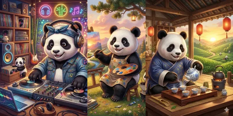 Cute Panda Jobs 59 generated by undefined