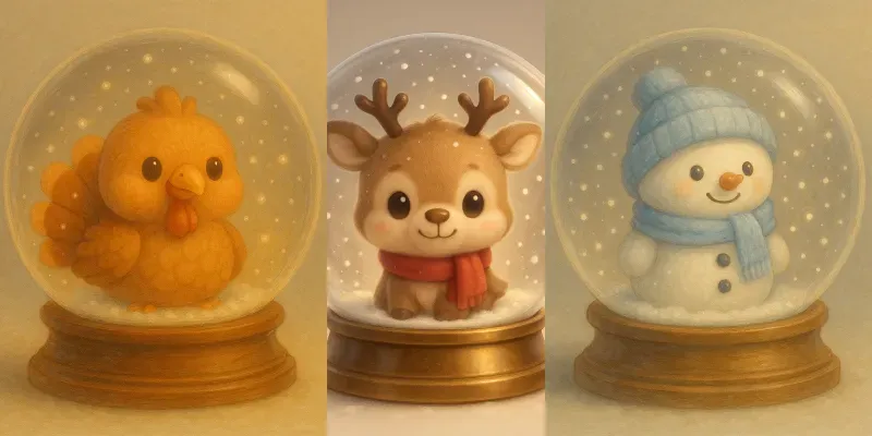 Snow Globe Scene Generators generated by undefined