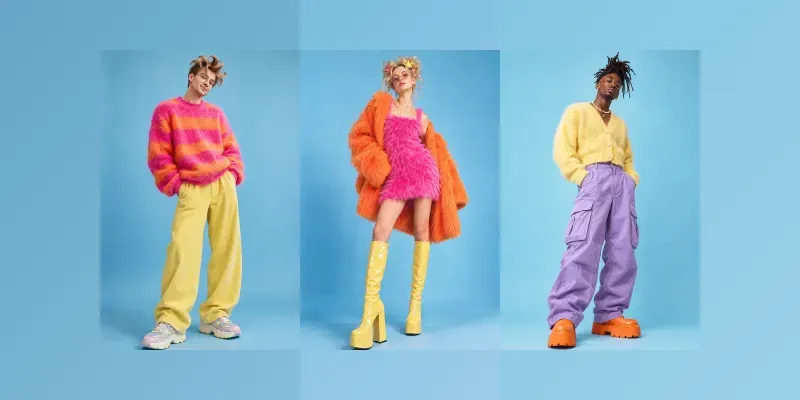 Eccentric Fuzzy Pop Fashion