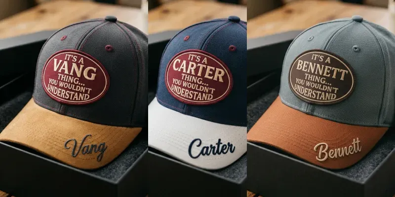 Personalized Name Cap Gift Boxes Ai generated by undefined