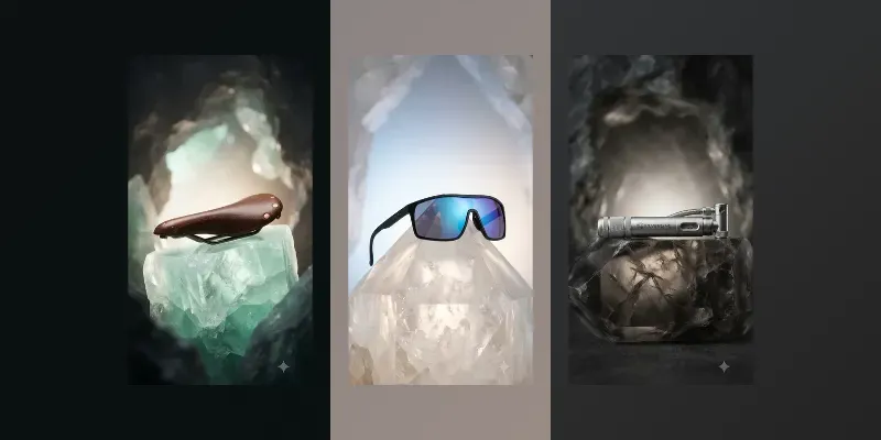 Jade Crystal Bicycle Gear Stages generated by undefined