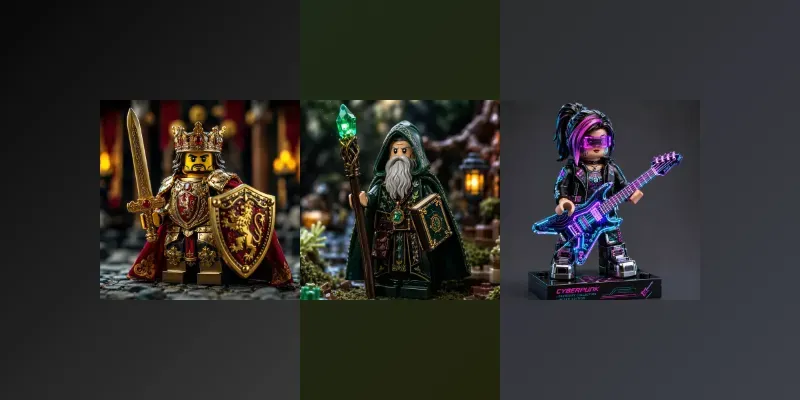 Legendary Brick Minifigures generated by undefined