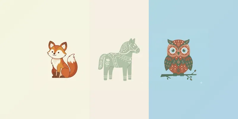 Nordic Folk Characters generated by undefined
