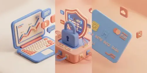 Soft Matte 3D Business Icon Sets generated by gemini-image