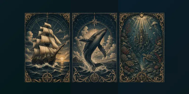 Oceanforgeai Nautical Vintages Ready Pods generated by undefined