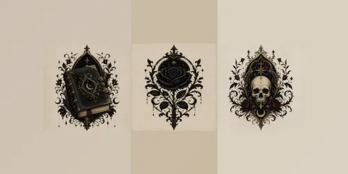 Gothic Fantasy Cliparts generated by chatgpt-image