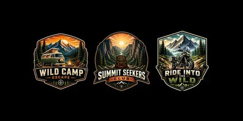 Adventure Badge Logo Creators generated by chatgpt-image