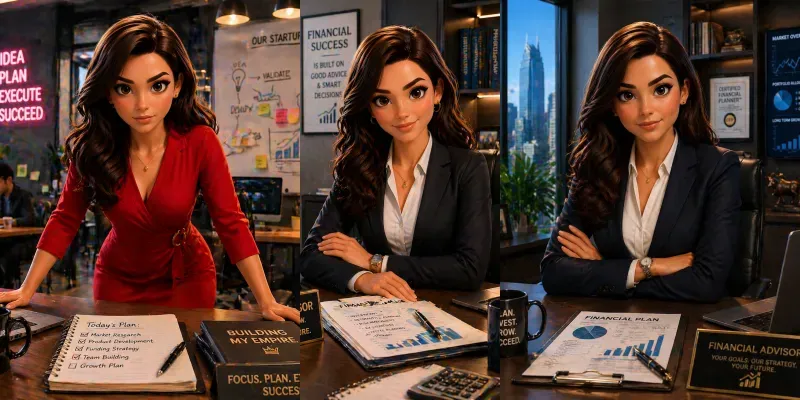 3D Businesswomen For Corporate Branding generated by undefined