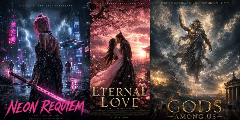 Cinematic Movie Poster Pros generated by undefined
