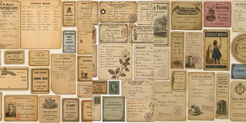 Vintage Ephemera Collages generated by chatgpt-image