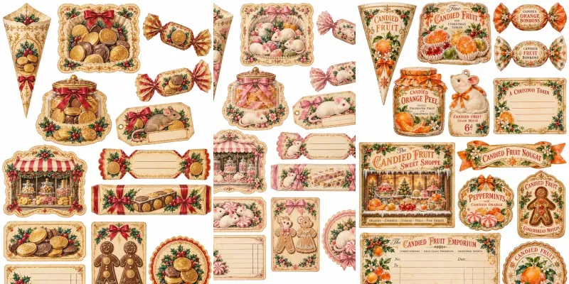 Sugar Plum Confectioner Ephemera