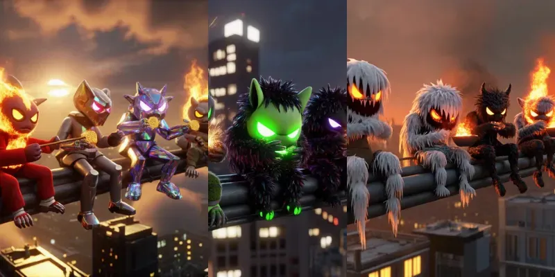 Fakemon Rooftop Harmonies generated by undefined
