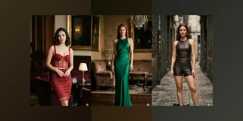 Sculpted Female Pinup Pro Portraits generated by gemini-image