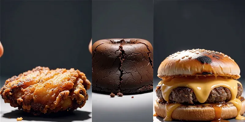 Cinematic Satisfying Food ASMR generated by undefined