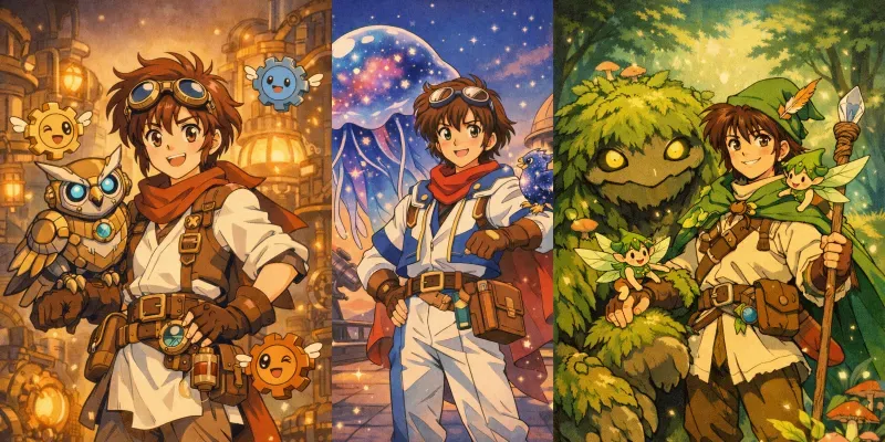 Retro Anime Trainer Posters generated by undefined