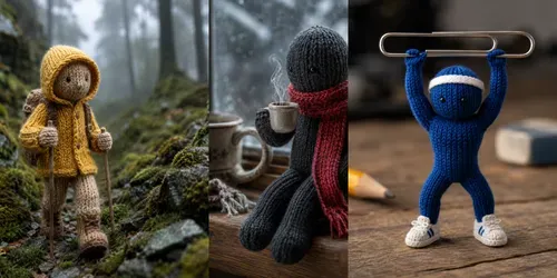 Realistic Knitted Humans generated by chatgpt-image