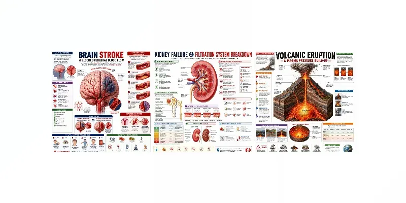 Educational Medical Infographic Posters generated by undefined