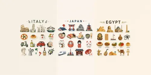 Collections Of Stickers Cultural Icons generated by chatgpt-image
