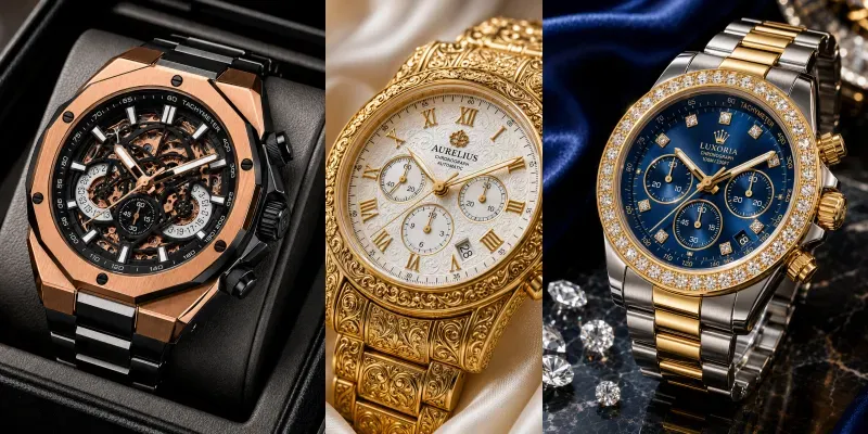 Luxury Mens Chronograph Watches generated by undefined