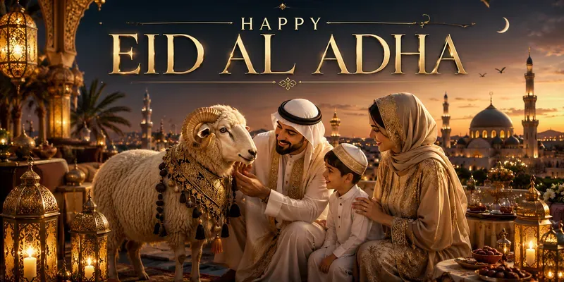 Luxury Eid Al Adha Cinematic Videos generated by undefined