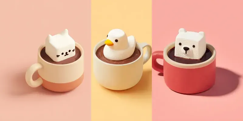 Animal Shaped Marshmallows generated by undefined