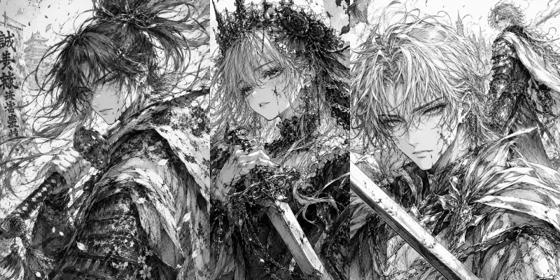 Universal Manga Sketches generated by undefined